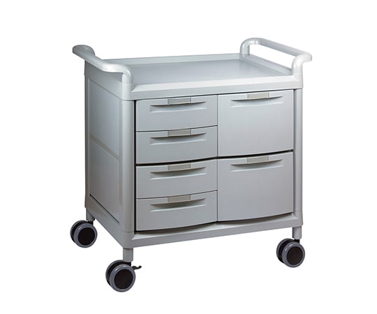 Mobile store cart (with storage case) 4 shallow and 2 deep MS24G 1 unit