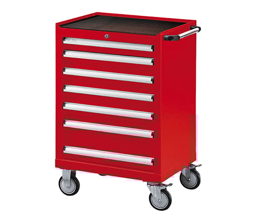 キャビネットワゴン 引出し7段タイプ 630×500×993mm CW707 1個