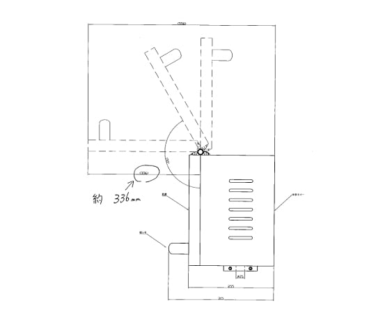 금속제 안전 커버 (열 프레스기 전용) 5톤 타입용 AP-5 1개