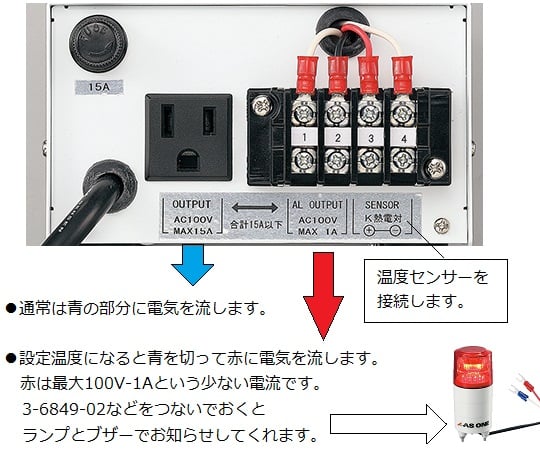 온도 과승 방지기 (경고용 출력 부착) TXN800WAL(본체) 1개