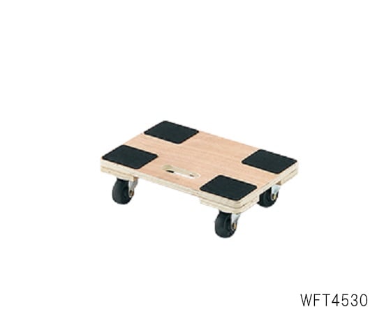 Wooden flat trolley 450×300×135mm WFT4530 1 unit