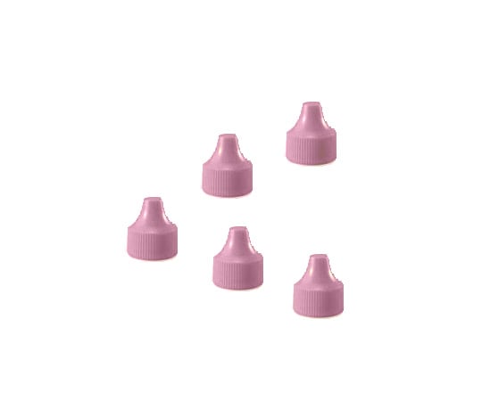 微量定量点滴びん用 キャップ 3mL用 ピンク 1箱(100個入) 1P 242501 1箱(100個入)