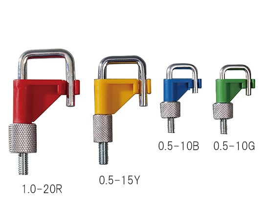 Colorful Tube Clamp Stop It 1.0-20φmm Red 1.0-20R 1pc