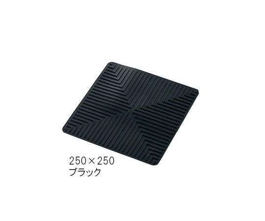 Laboratory Silicone Mat 250 x 250 mm Black 2500251 1 piece