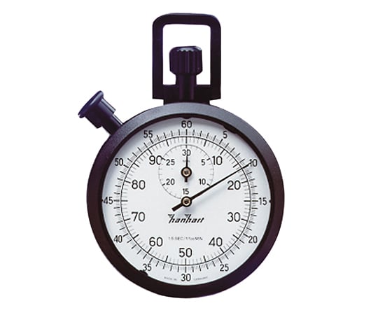 ABSアナログストップウォッチ30分計 1周60秒 最小:1/5秒、1/100分 121.0317-00 1個