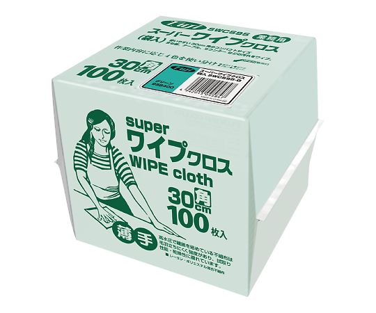 Super Wipe Cloth Green 100 sheets 958400 1 bag (100 sheets)