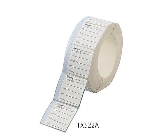 オートクレーブ対応ラベル 51×51mm 1箱(500ラベル×1巻入) TX522A 1箱(500ラベル×1巻入)