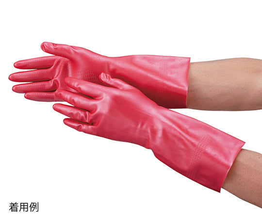 ワークサヤン 脱タンパク天然ゴム中厚手 Mピンク 1双入 D-121 1双