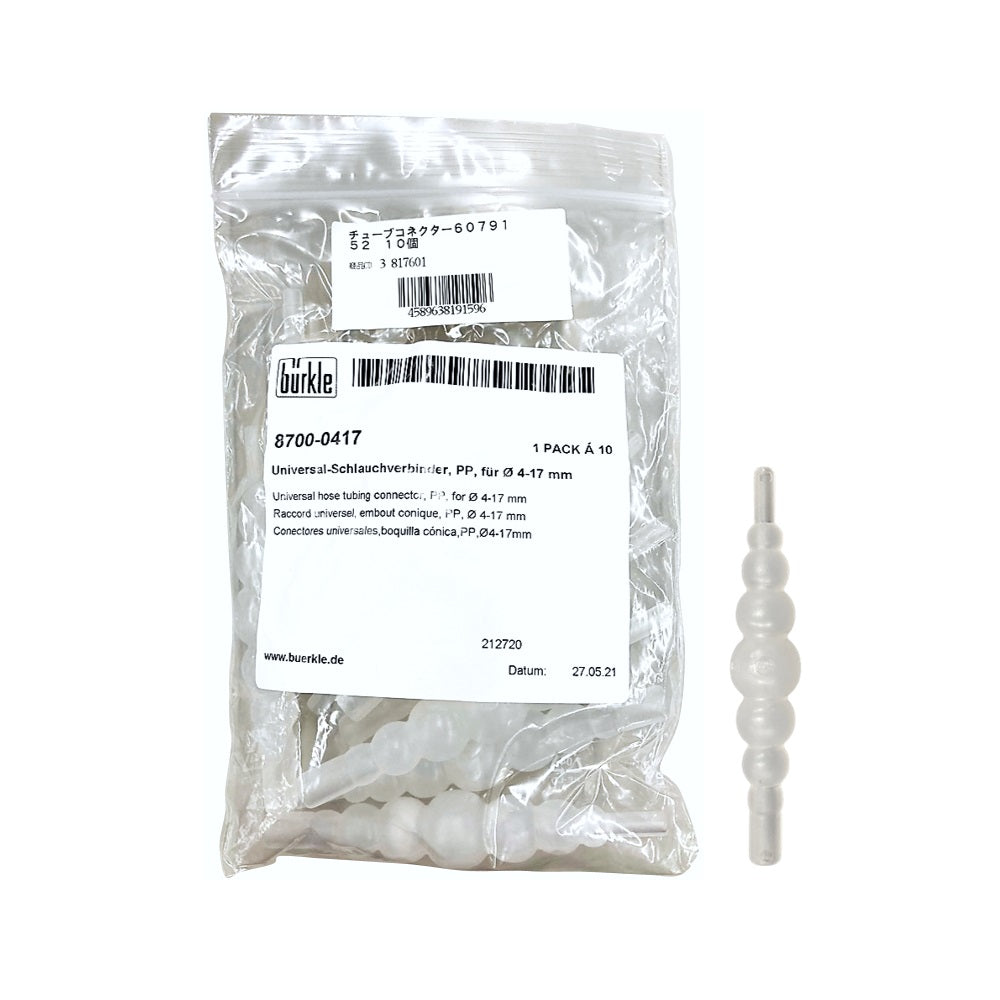 Tube connector (convex and concave type) 10 pieces 8700-0417 1 bag (10 pieces)
