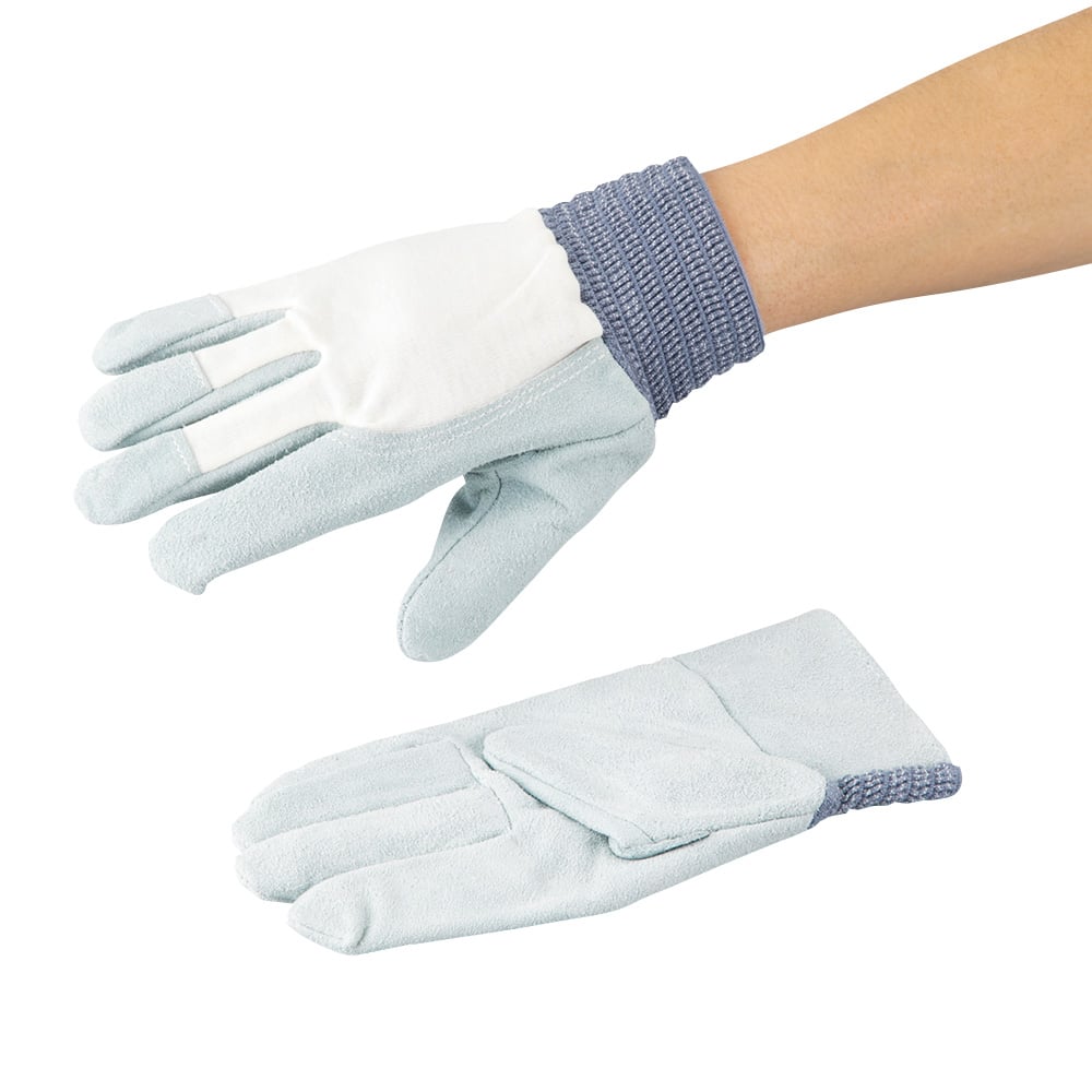 アズツール牛床革甲メリヤス手袋 AT-LG04 1双