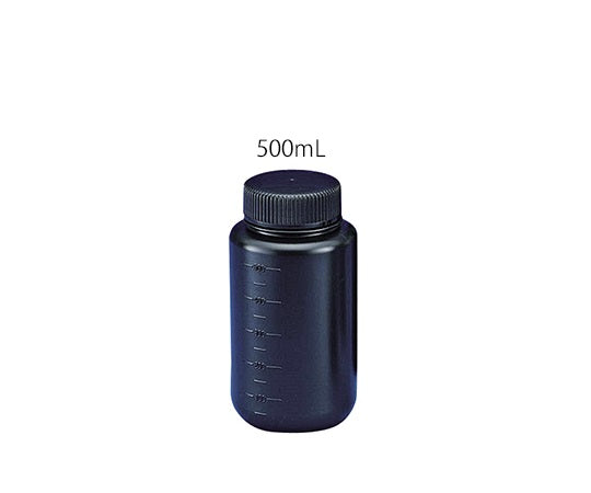 フッ素ガスコーティング容器(遮光タイプ) 500mL JFWB-500 1本