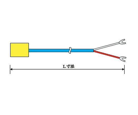 열전대 변환 연장 케이블 TCN2F4Y-2-TNK0.65 1개