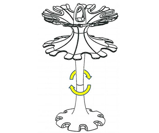 ピペットスタンド 青・緑 HS120480 1個