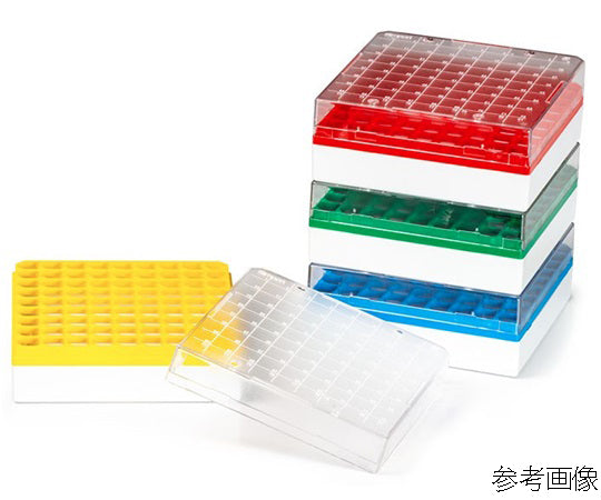 クライオストレージボックス Cryostore(TM) 赤 4個入 T314-281R 1パック(4個入)