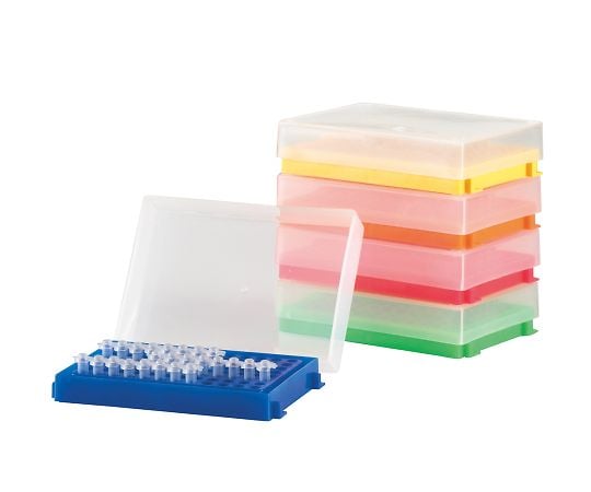 96ウェルPCRラック 5色セット 1セット(5個入) 1セット(5個入)