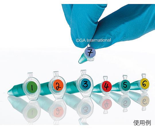 Cryodot Φ7mm type assorted (15 colors) 160 dots x 15 sheets WRPLT-7A 1 bag (160 dots x 15 sheets)