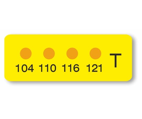 ヒートラベル(不可逆性)4点表示ミニ 1箱(10枚入) MN-T 1箱(10枚入)