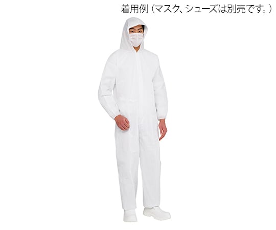 帯電防止フード付きつなぎ服 エレブレイク(R) L 1枚