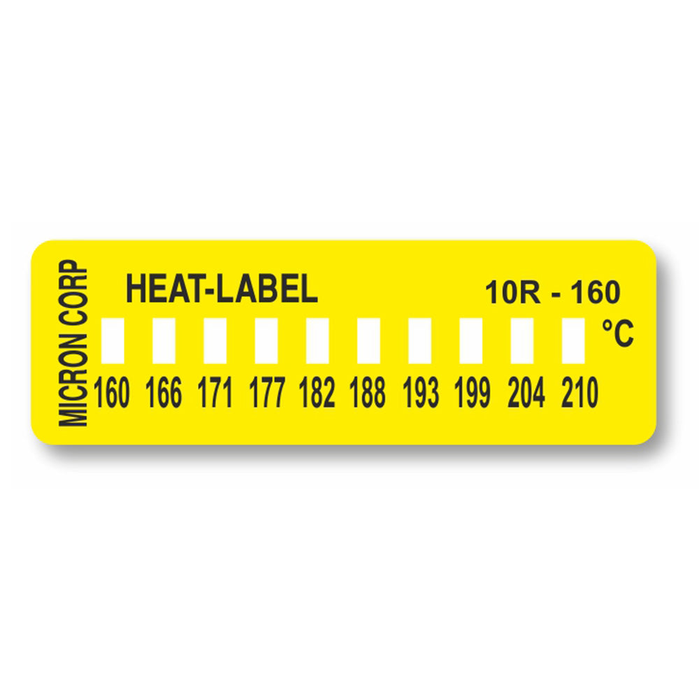 ヒートラベル(不可逆性)10点表示 1箱(10枚入) 10R-160 1箱(10枚入)