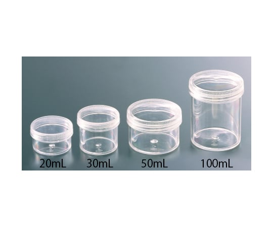 플라스틱 항아리 투명(20mL) 1상자(100개입) 3-21 1상자(100개입)