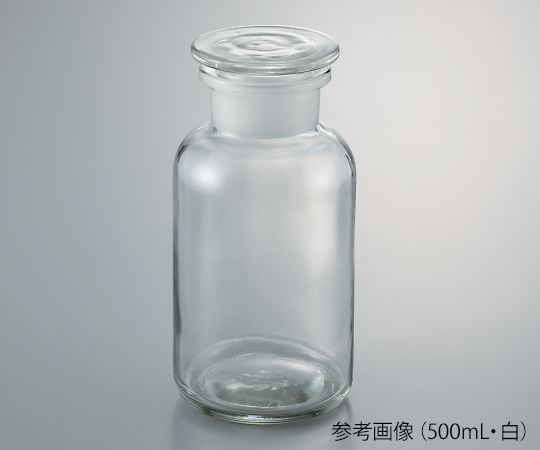 Wide-mouth reagent bottle, white, 50mL, 632414104050, 1 piece