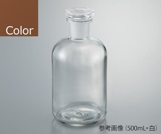 細口試薬瓶 茶 100mL 632414202100 1個