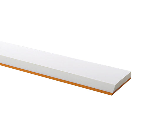 Smoothing spatula (with rubber) White + orange Hard W-50 1 piece