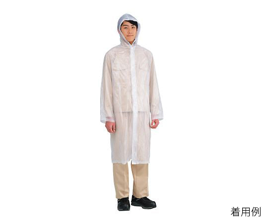 Pocket coat, clear, 120cm, 1222-90-120, 1 piece