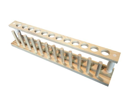 木製試験管立て 12本用 1個