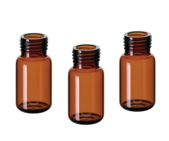 ヘッドスペースバイアル 褐色バイアル 10mL 100本入 6290106 1袋(100本入)
