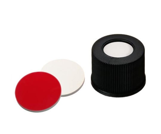 オートサンプラー用バイアル用 黒キャップ 100個入 7510053 1袋(100個入)