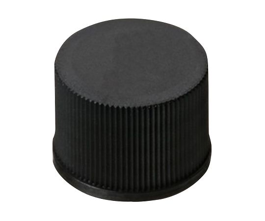 オートサンプラー用バイアル用 穴無し黒キャップ+セプタム(PTFE/ゴム)1袋(100個入) 1袋(100個入)