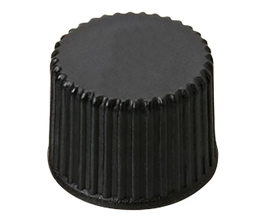 オートサンプラー用バイアル 穴無し黒キャップ+セプタム(PTFE/ゴム)100個入 6320292 1箱(100個入)