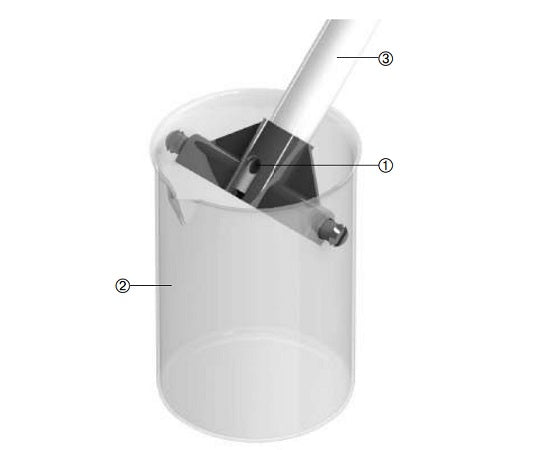 롱 핸들 샘플러 Telescoop PP 스윙 비커 2000mL 5354-5200 1 개