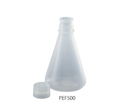 PP Erlenmeyer flask (with screw cap) 500mL PEF500 1pc