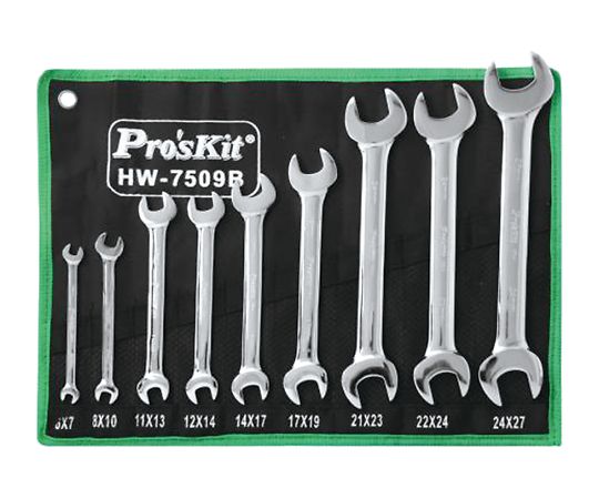 양구 스패너(합금강제) 9개 세트 1 세트