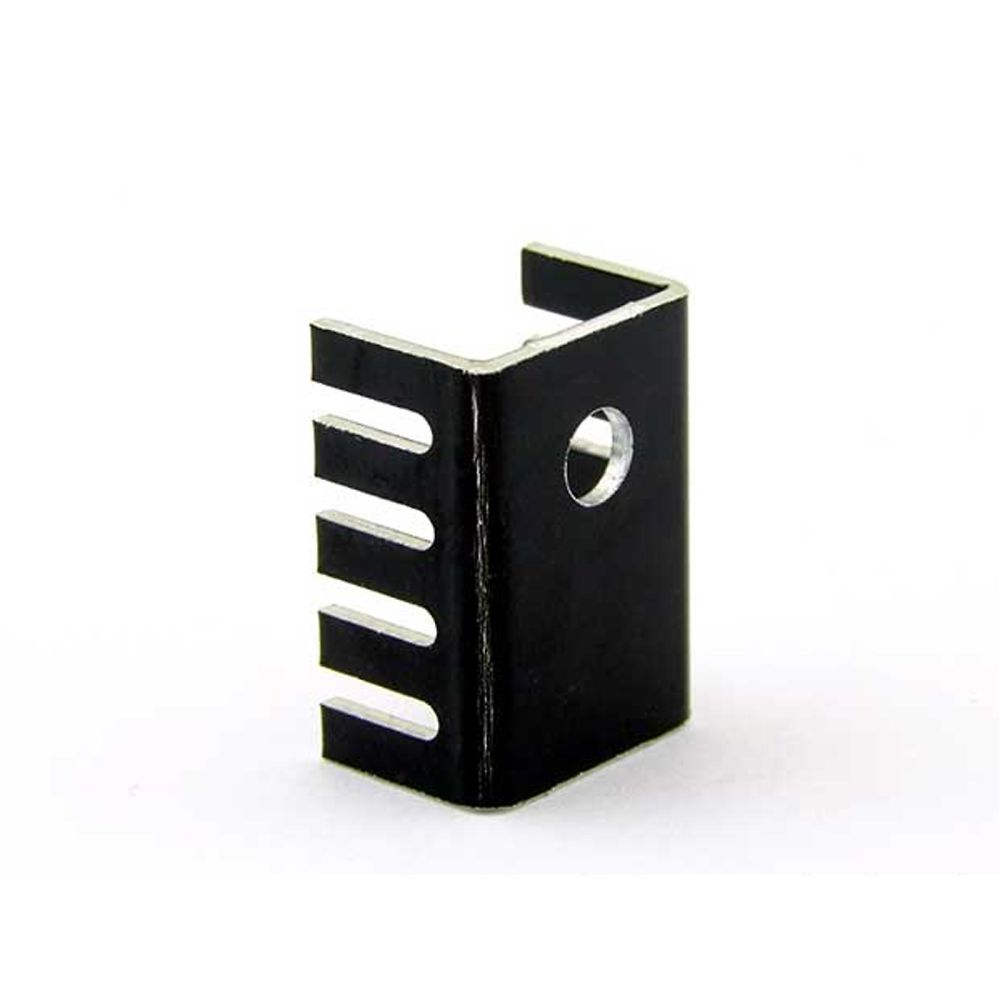 방열판 TO-220용 흑색 컬러 알루미늄 SP111K 1개