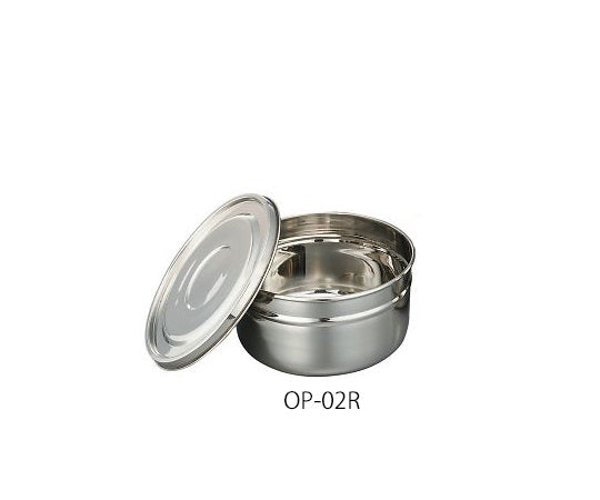Stainless steel round tank 2.5L OP-02R 1 piece