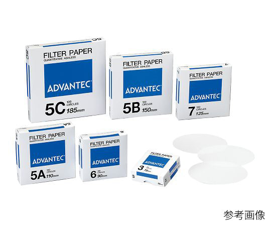 Quantitative filter paper No.5A 100 sheets 01511110 1 box (100 sheets)