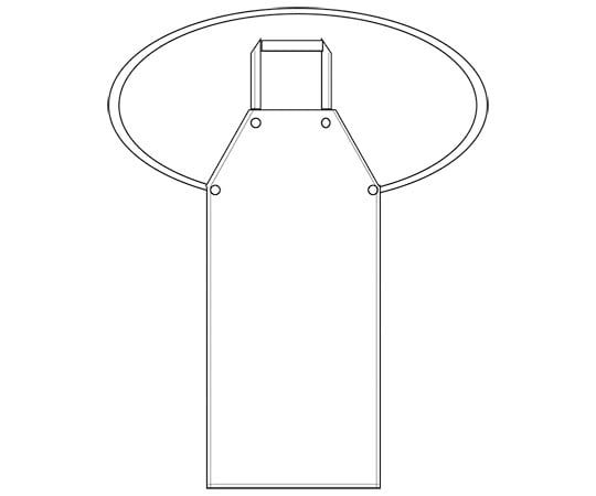Vinyl Apron (with chest) S-1 1 piece