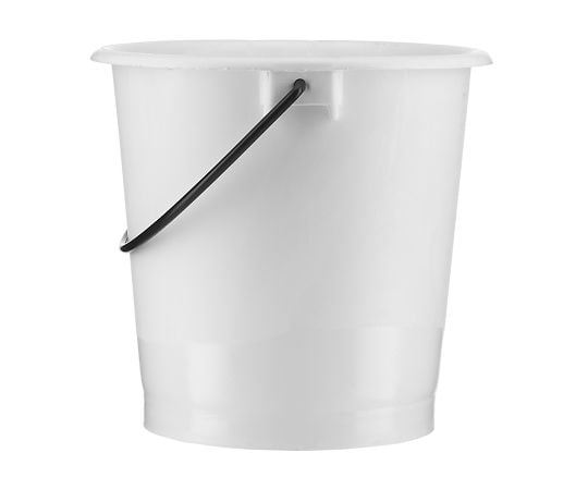 Thick bucket with scale, 10L, white, no spout, 2000070585, 1 piece
