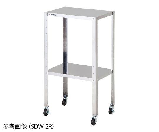 Stainless steel conductive wagon, assembly type, 460 x 310 x 809 mm, SDW-2R, 1 unit