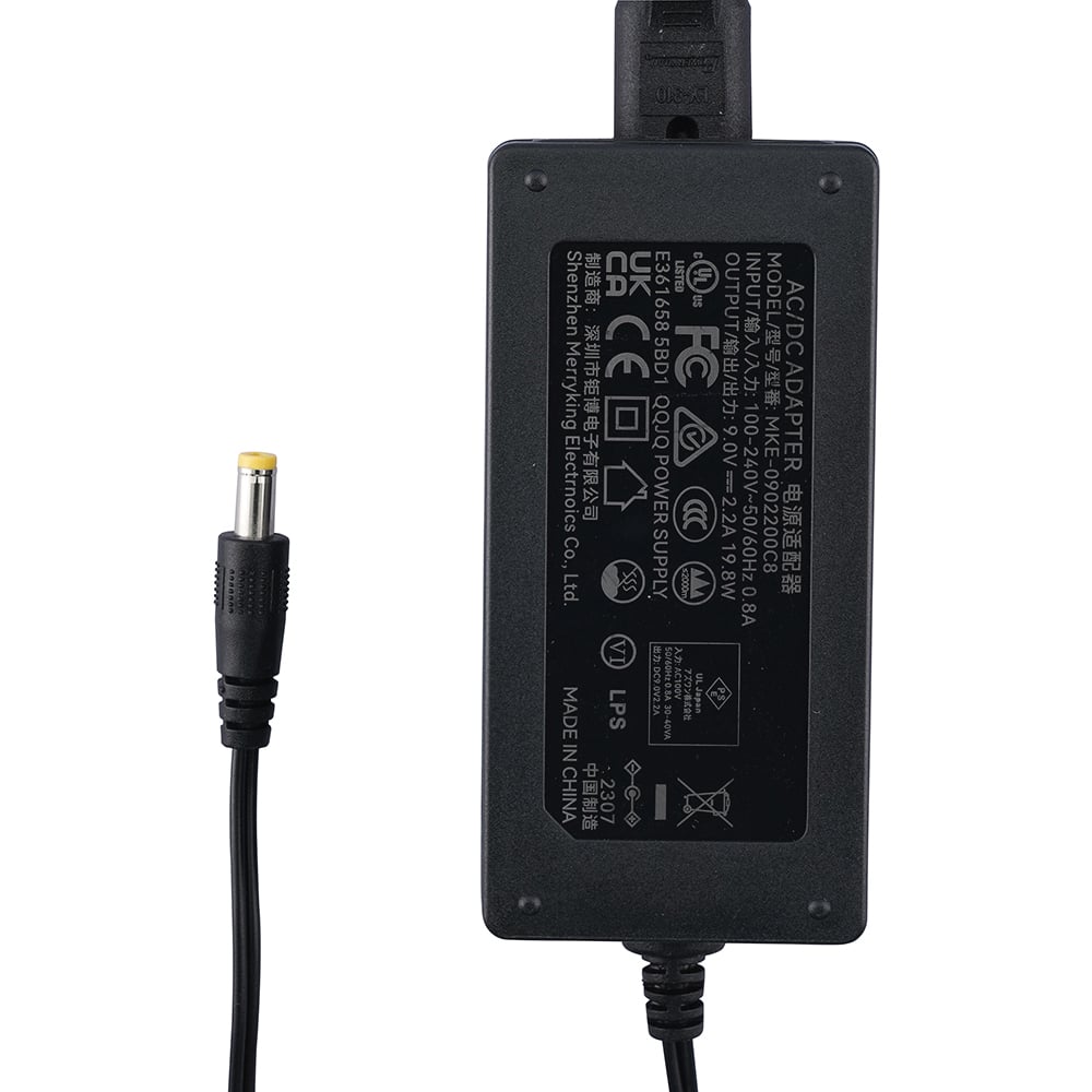 ACアダプタ DC9V 2.2A MKE-0902200C8 1個