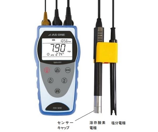 Optical dissolved oxygen meter Dissolved oxygen, temperature, salinity FDO3800 1 piece