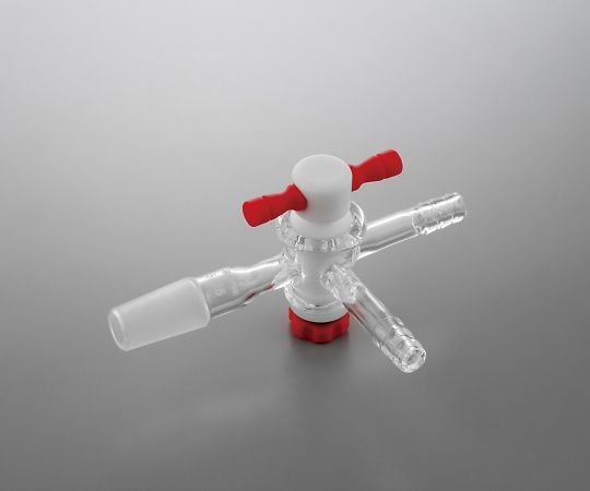 Three-way cock PTFE type 19/38 TC1938 1 piece