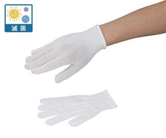Inner gloves (for assembly and inspection) Long, 10 pairs, sterilized, 1 bag (1 pair x 10 bags)