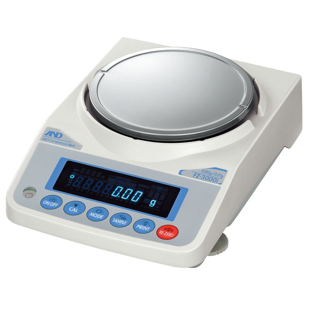 校正用分銅内蔵型汎用電子天びん FZ-iシリーズ ひょう量:3200g 最小表示:0.01g FZ-3000i 1台