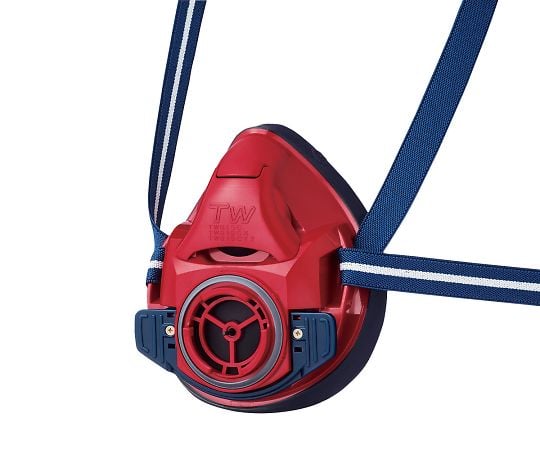 Dust and gas proof certified mask/half face/M size/madder mica (red) TW01SC(M)RD 1 piece