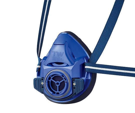 Dust and gas proof certified mask/half face/M size/lapis lazuli mica (blue) TW01SC(M)BL 1 piece