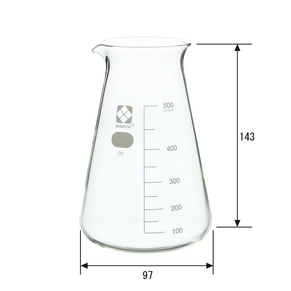 Conical beaker 500mL 010050-500A 1 piece